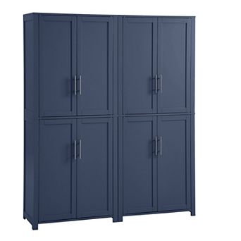 Crosley Furniture Savannah 2 pc Kitchen Storage Pantry Set