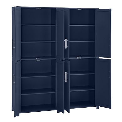 Crosley Furniture Savannah 2-Piece Kitchen Storage Pantry Set