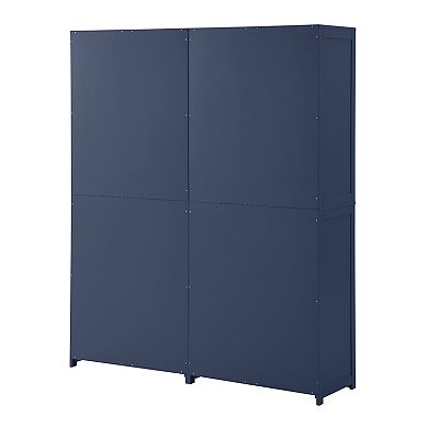 Crosley Furniture Savannah 2-Piece Kitchen Storage Pantry Set