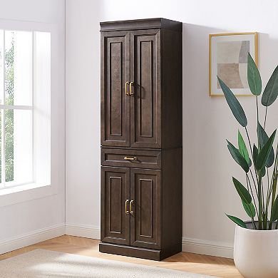 Crosley Furniture Stanton Kitchen Storage Pantry Cabinet