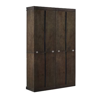 Crosley Furniture Stanton 2-Piece Glass Door Kitchen Storage Pantry Cabinet Set