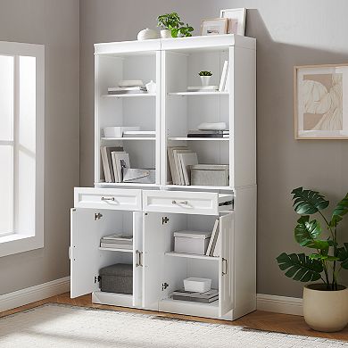 Crosley Furniture STANTON 2-Piece Storage Bookcase Set