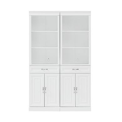 Crosley Furniture STANTON 2-Piece Storage Bookcase Set