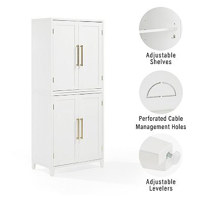 Crosley Furniture Roarke Kitchen Pantry Storage Cabinet