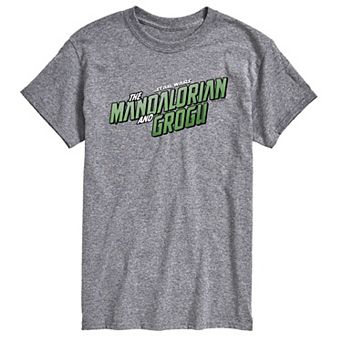 Big & Tall The Mandalorian & Grogu Logo Graphic Tee
