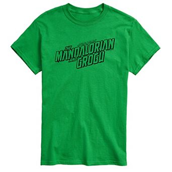 Big & Tall The Mandalorian & Grogu Logo Graphic Tee