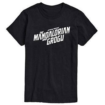 Big & Tall The Mandalorian & Grogu Logo Graphic Tee