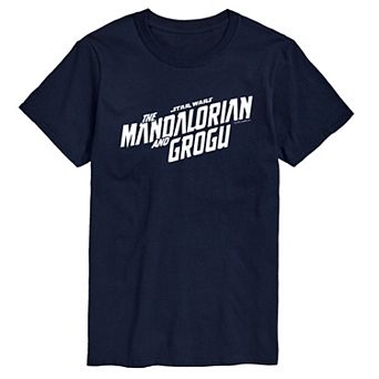 Big & Tall The Mandalorian & Grogu Logo Graphic Tee