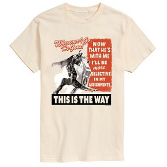 Big & Tall The Mandalorian Graphic Tee