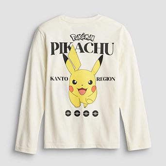 Boys 4-12 Jumping Beans® Pokemon Pikachu Kanto Long Sleeve Graphic Tee
