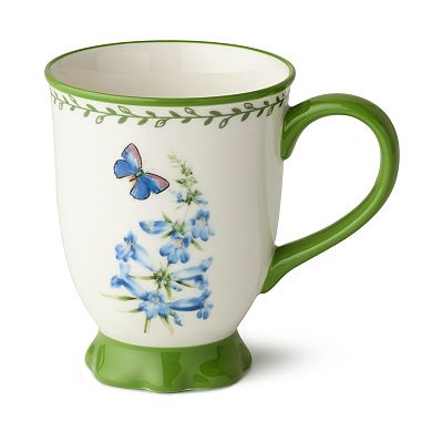 Certified International Mirabella 16 oz. Footed Mugs Set of 4