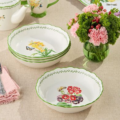 Certified International Mirabella 9 Inch Soup Bowls Set of 4