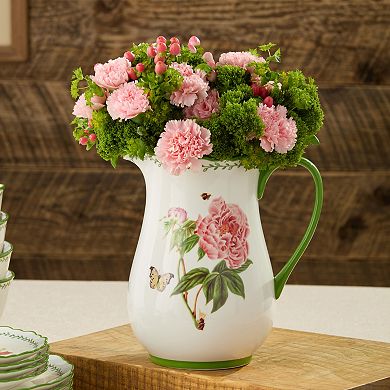 Certified International Mirabella Floral Pitcher