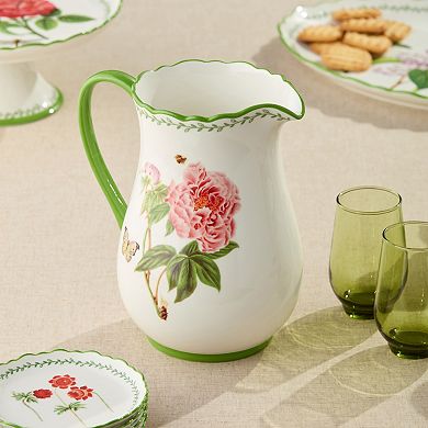 Certified International Mirabella Floral Pitcher