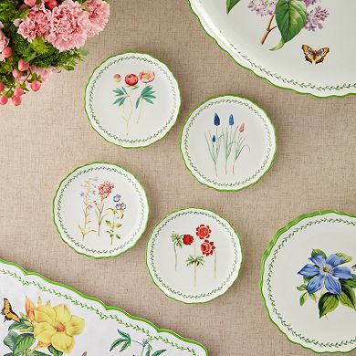 Certified International Mirabella Set of 4 Canape Plates 6-Inch
