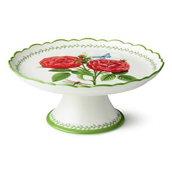 Certified International Mirabella Floral Design Cake Stand