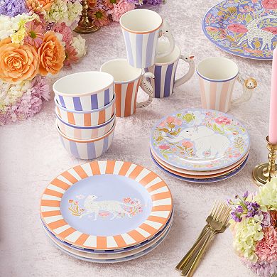 Certified International Menagerie 16-Piece Dinnerware Set Service for 4