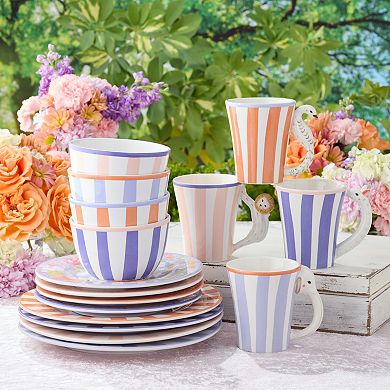 Certified International Menagerie 16-Piece Dinnerware Set Service for 4