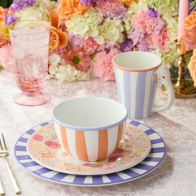 Certified International Menagerie 16-Piece Dinnerware Set Service for 4