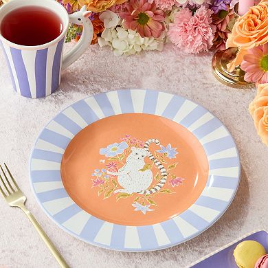 Certified International Menagerie 11 Inch Dinner Plates Set of 4