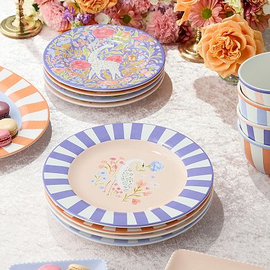 Certified International Menagerie 11 Inch Dinner Plates Set of 4