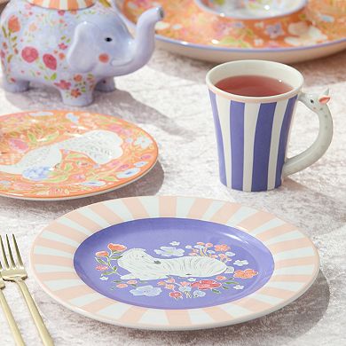 Certified International Menagerie 11 Inch Dinner Plates Set of 4