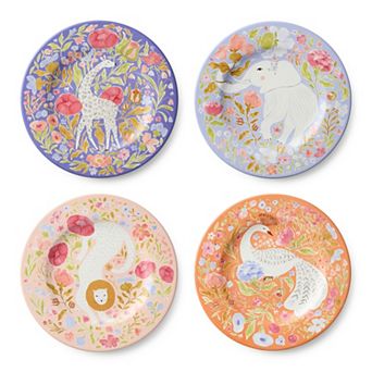 Certified International Menagerie 9 Inch Salad Plates Set of 4
