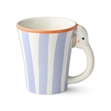 Certified International Menagerie 14 oz. Mug with 3-D Handles Set of 4