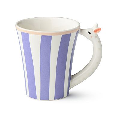 Certified International Menagerie 14 oz. Mug with 3-D Handles Set of 4