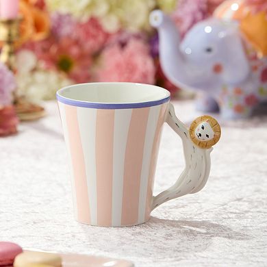Certified International Menagerie 14 oz. Mug with 3-D Handles Set of 4