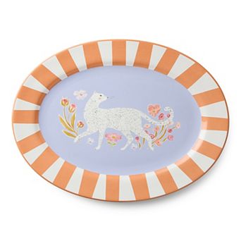 Certified International Menagerie Oval Platter