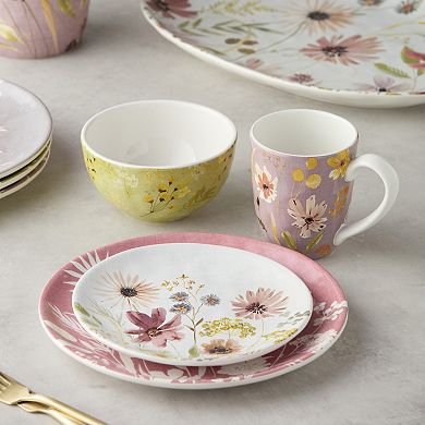 Certified International Wildflowers 16-Piece Dinnerware Set Service for 4