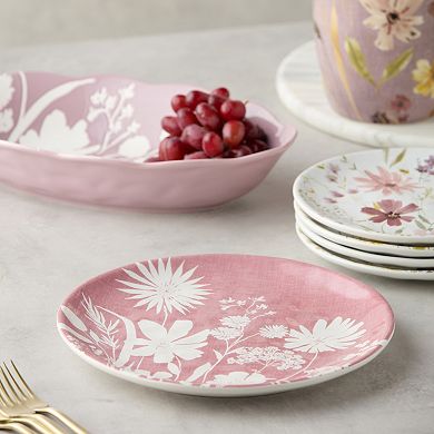 Certified International Wildflowers Set of 4 Dinner Plates 10.5-inches