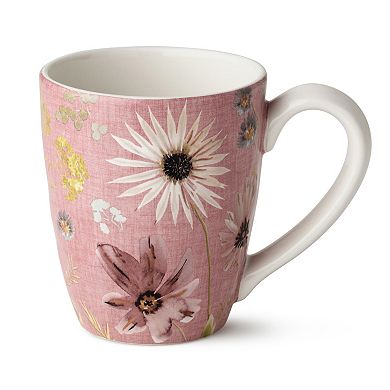 Certified International Wildflowers Set of 4 Mug 16 oz. Assorted Designs