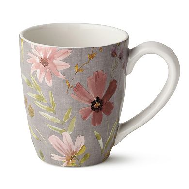Certified International Wildflowers Set of 4 Mug 16 oz. Assorted Designs