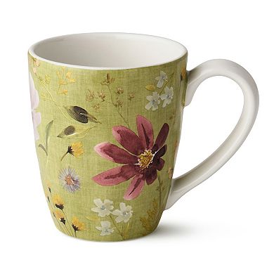 Certified International Wildflowers Set of 4 Mug 16 oz. Assorted Designs