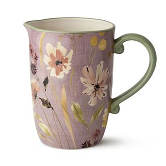 Certified International Wildflowers Ceramic Pitcher