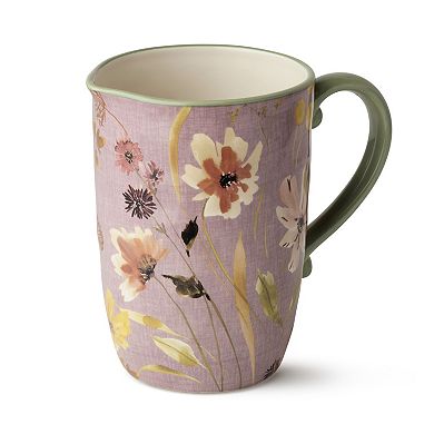 Certified International Wildflowers Ceramic Pitcher