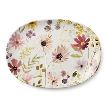 Certified International Wildflowers Oval Platter