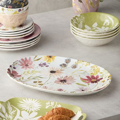 Certified International Wildflowers Oval Platter