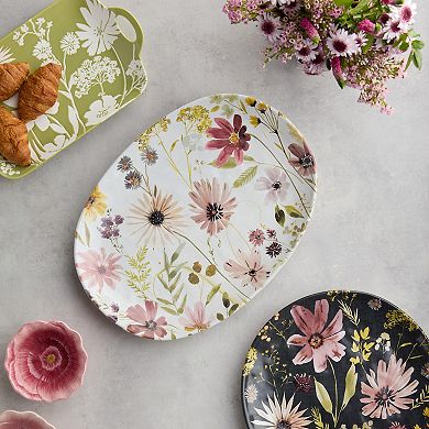 Certified International Wildflowers Oval Platter