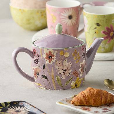 Certified International Wildflowers Teapot