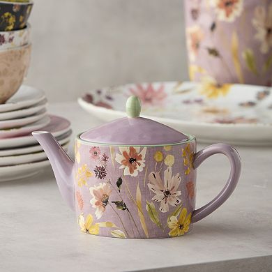 Certified International Wildflowers Teapot