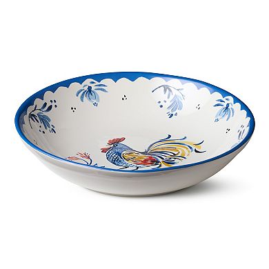 Certified International French Rooster 13-Inch Serving Bowl