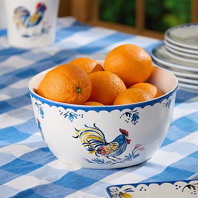 Certified International French Rooster Deep Bowl