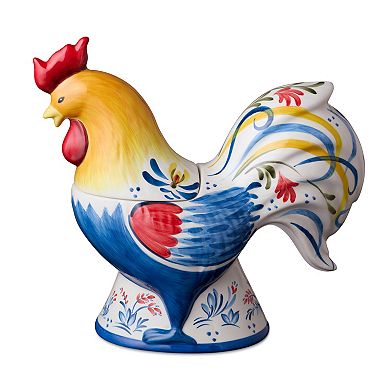 Certified International French Rooster 3-D Ceramic Cookie Jar