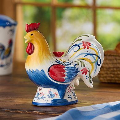 Certified International French Rooster 3-D Teapot