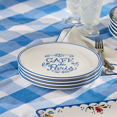 Certified International Bistro 9-Inch Salad Plate 4-Pack
