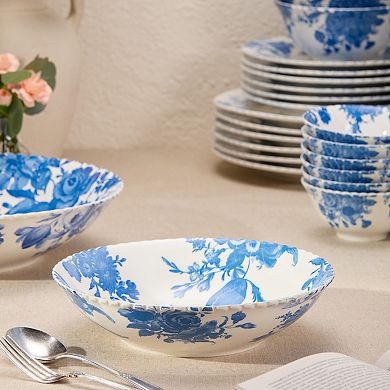 Certified International Gabrielle Blue Set of 6 Soup Bowls