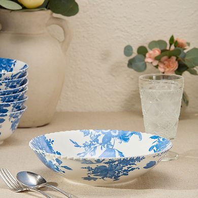 Certified International Gabrielle Blue Set of 6 Soup Bowls